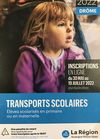 Inscriptions transports scolaires Drôme 2022